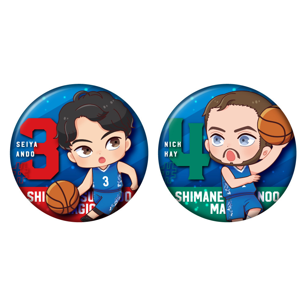 トレーディング缶バッジ Sdイラスト Ver 島根スサノオマジック B League Bリーグ 公式オンラインショップ