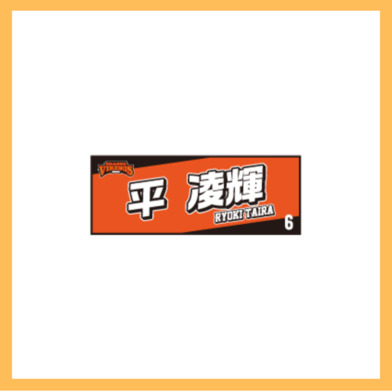 選手ネームタオル