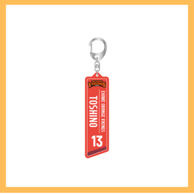 クリアラバーキーホルダー