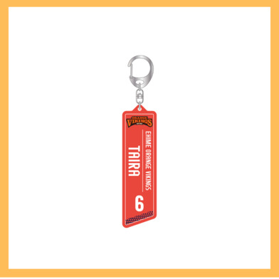 クリアラバーキーホルダー