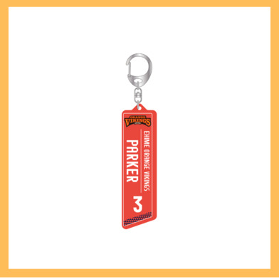 クリアラバーキーホルダー