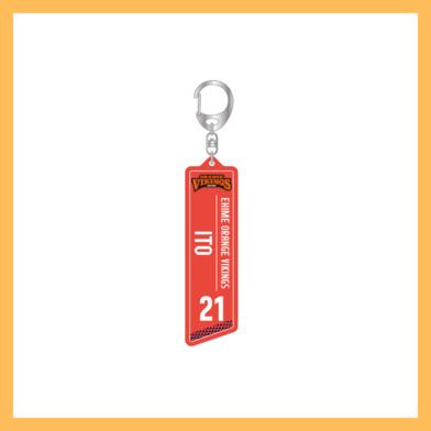 クリアラバーキーホルダー