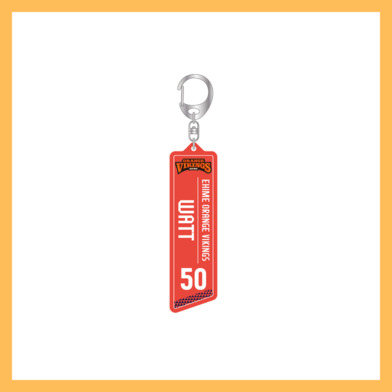 クリアラバーキーホルダー