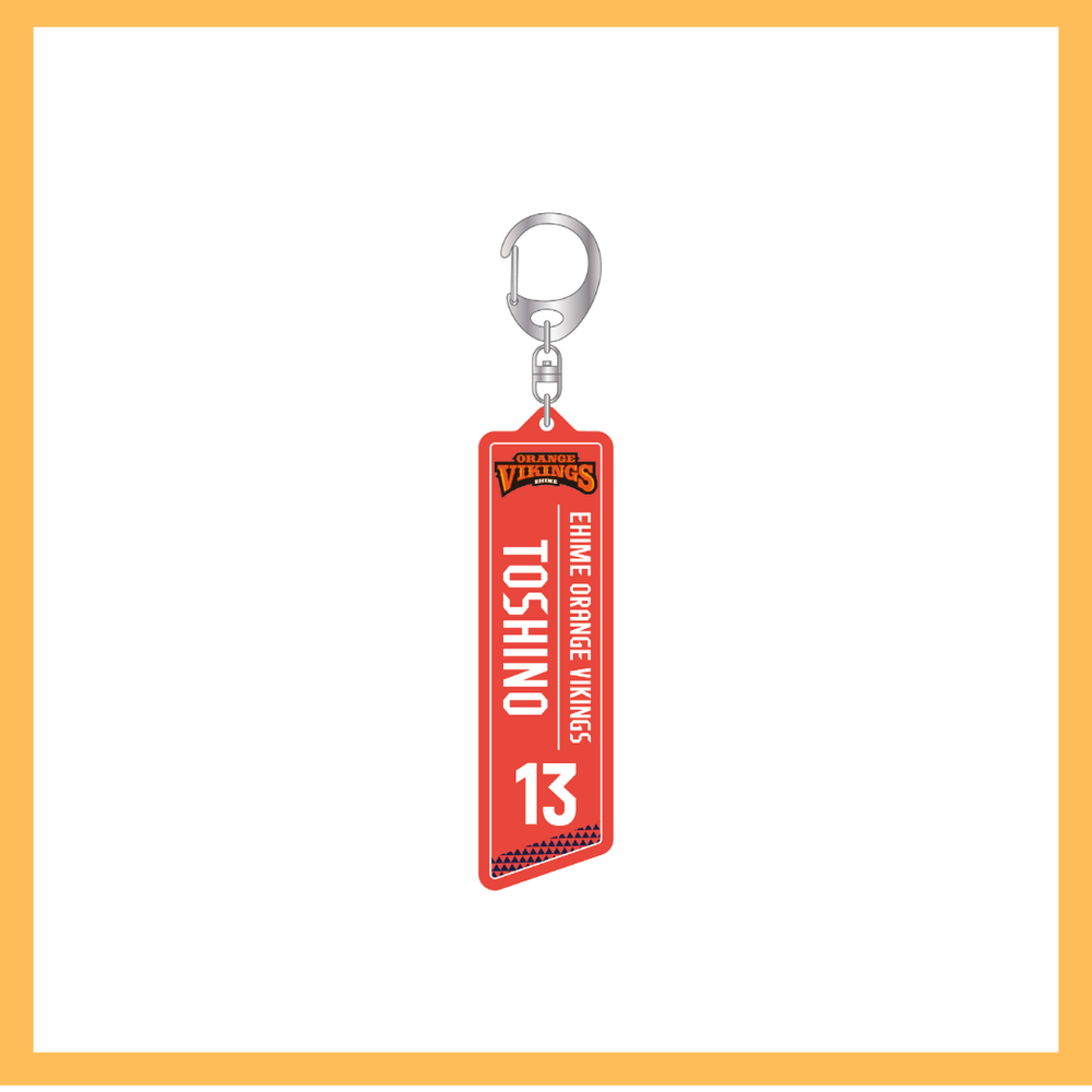 クリアラバーキーホルダー｜愛媛オレンジバイキングス｜B.LEAGUE（B