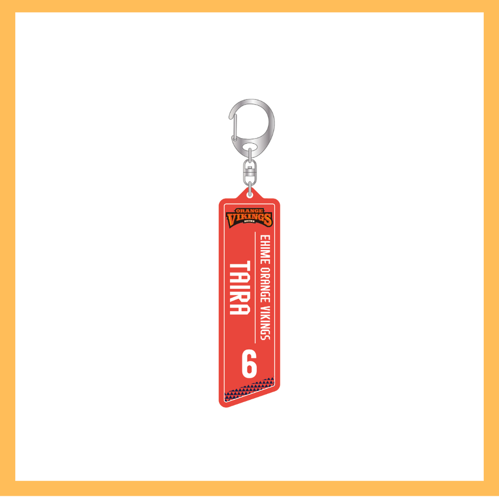 クリアラバーキーホルダー｜愛媛オレンジバイキングス｜B.LEAGUE（B