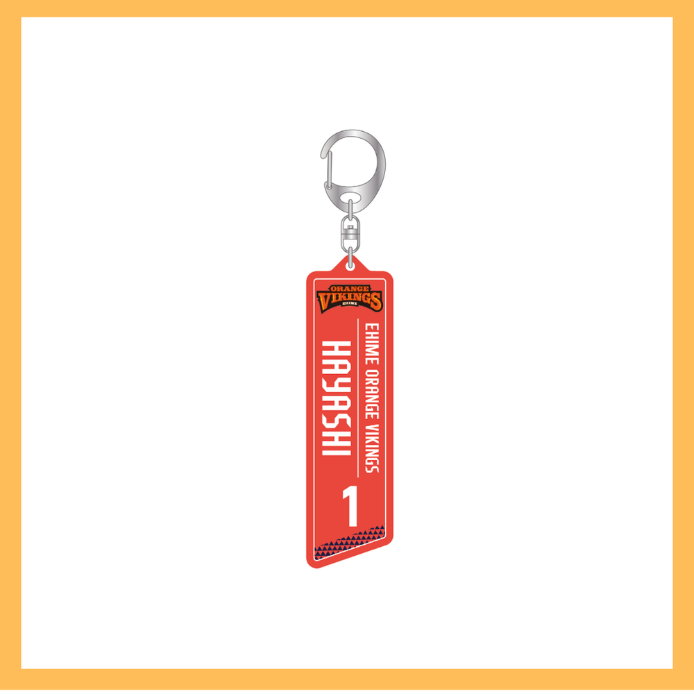 クリアラバーキーホルダー｜愛媛オレンジバイキングス｜B.LEAGUE（B