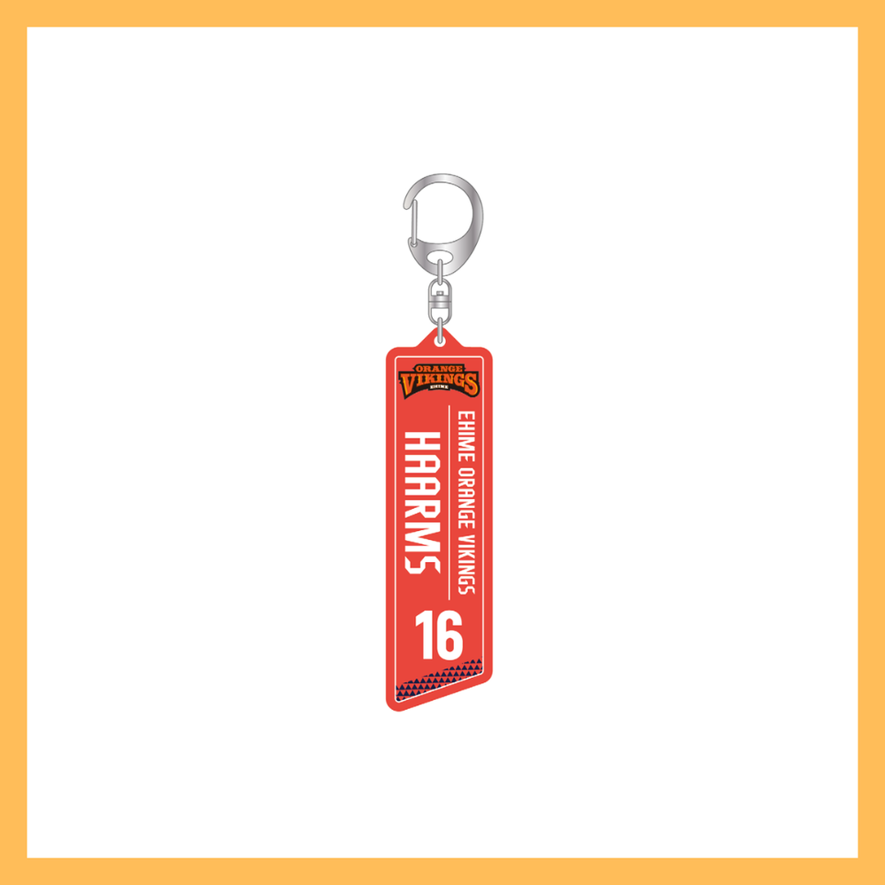 クリアラバーキーホルダー｜愛媛オレンジバイキングス｜B.LEAGUE（B