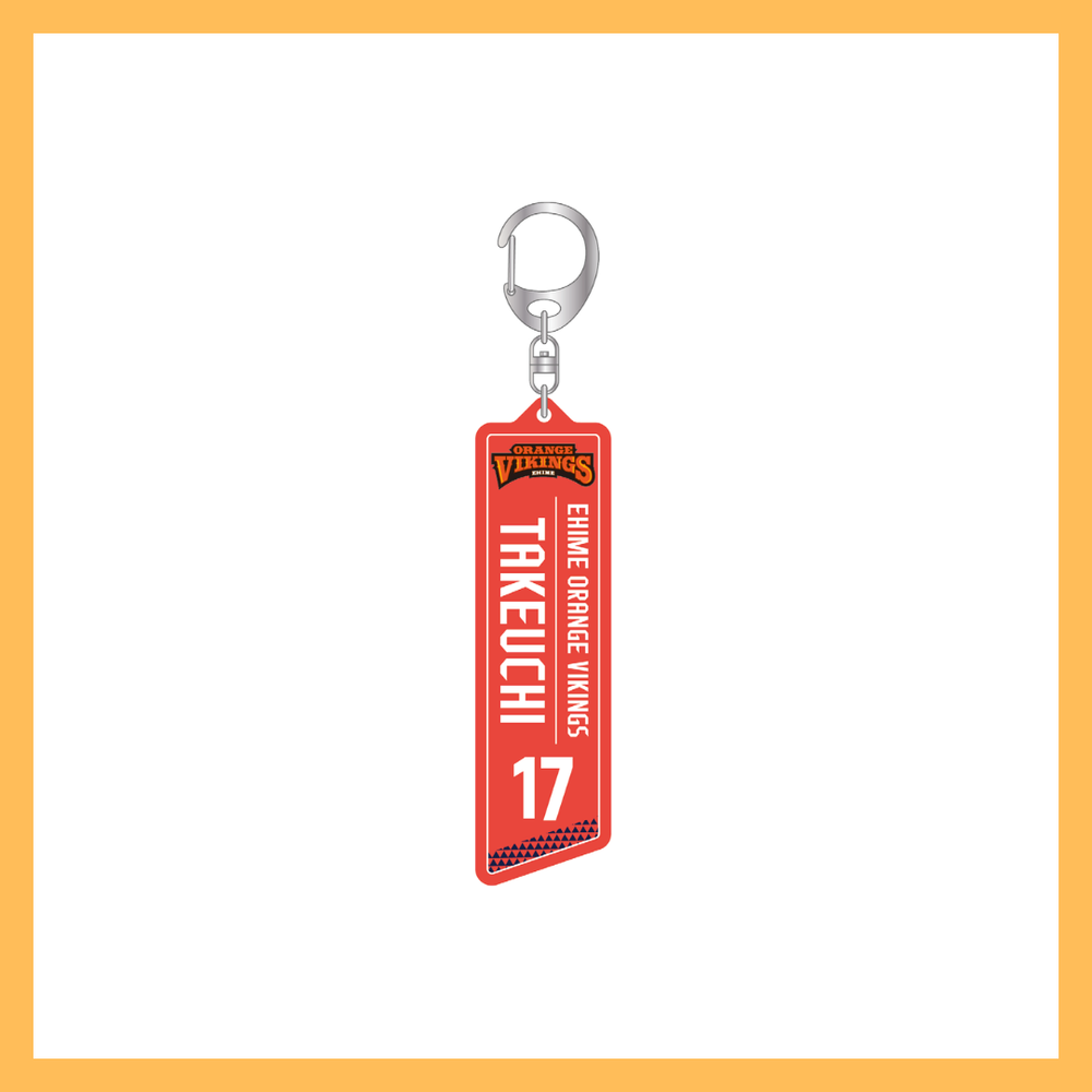 クリアラバーキーホルダー｜愛媛オレンジバイキングス｜B.LEAGUE（B