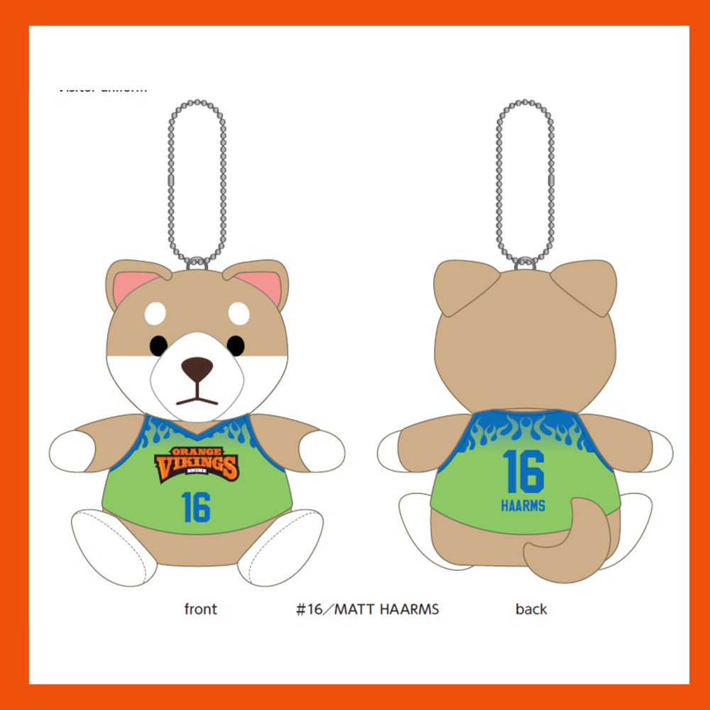 柴犬キーチェーン【THIRD】｜愛媛オレンジバイキングス｜B.LEAGUE（B