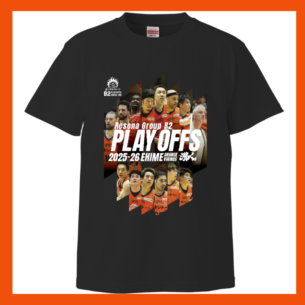 プレーオフ進出記念Tシャツ 詳細画像 ブラック 1