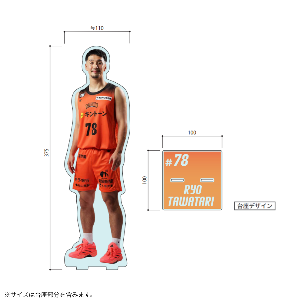 1/5スケール BIGアクスタ 詳細画像 #78 田渡 凌 1