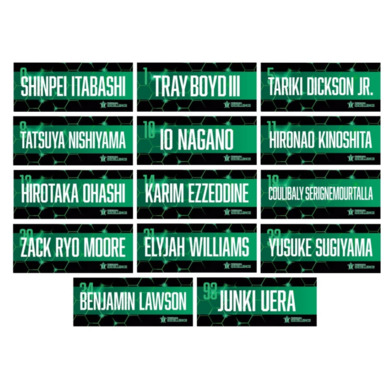 ネーム＆ナンバーフェイスタオル