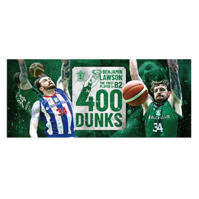 【受注】ベンジャミン・ローソン選手400ダンク記念フェイスタオル