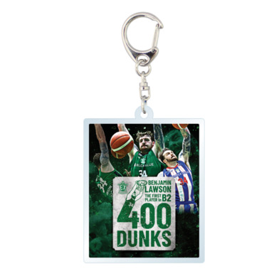 【受注】ベンジャミン・ローソン選手400ダンク記念アクリルキーホルダー