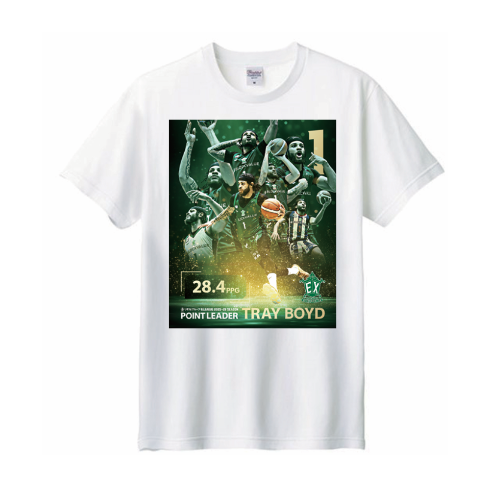 【受注商品】トレイ・ボイド選手 得点王記念 Tシャツ 詳細画像 #1トレイ・ボイドⅢ 1