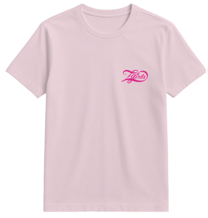 【Zgirls監修】限定デザインTシャツ 詳細画像 ライトピンク 1