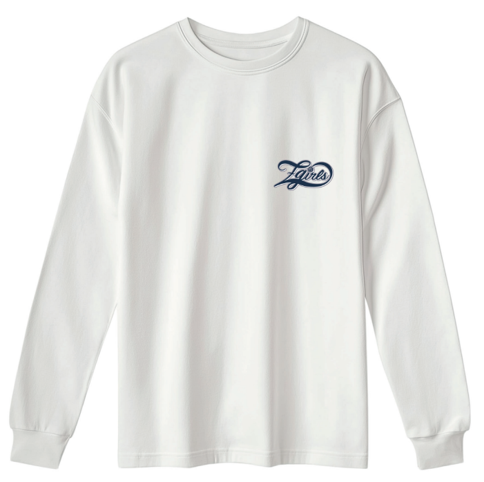 【Zgirls監修】限定デザインロングTシャツ 詳細画像 ホワイト 1