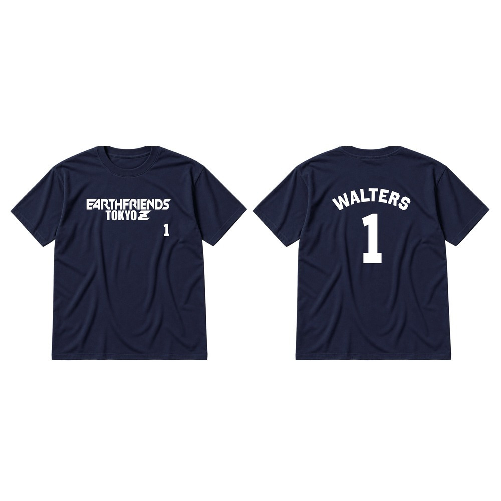 2026-27 全選手Tシャツ｜顔なし｜ネイビー 詳細画像 #1_ブランドン・ウォルターズ 1