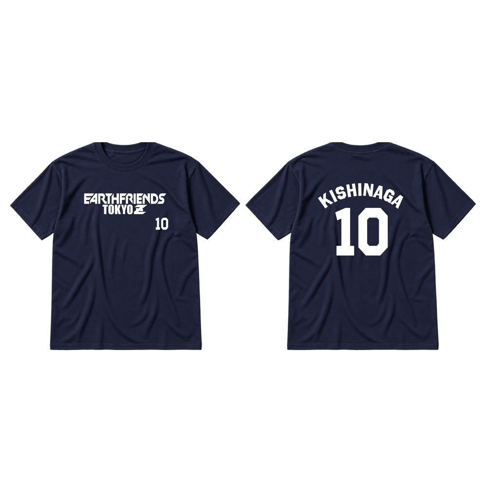 2026-27 全選手Tシャツ｜顔なし｜ネイビー 詳細画像 #10_喜志永 修斗 1