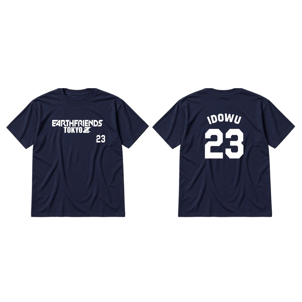 2026-27 全選手Tシャツ｜顔なし｜ネイビー 詳細画像 #23_サミュエル・イドゥ 1