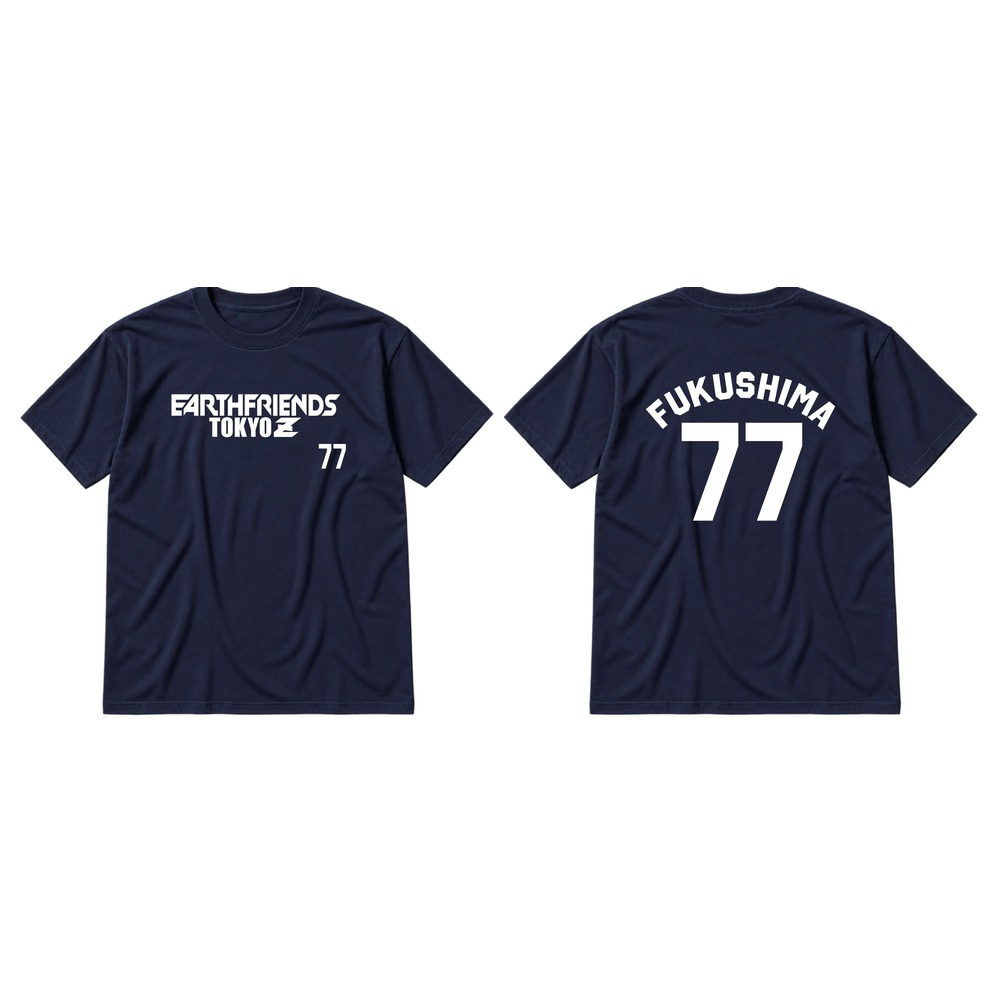 2026-27 全選手Tシャツ｜顔なし｜ネイビー 詳細画像 #77_福島ハリス慈音ウチェ 1