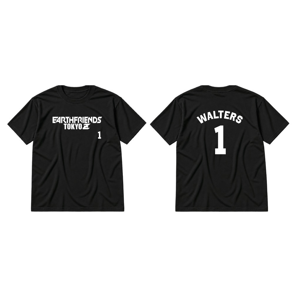 2026-27 全選手Tシャツ｜顔なし｜ブラック 詳細画像 #1_ブランドン・ウォルターズ 1