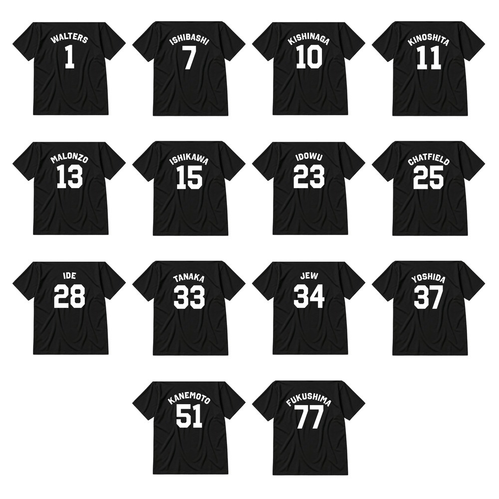 2026-27 全選手Tシャツ｜顔なし｜ブラック 詳細画像 #33_田中 晴大 2