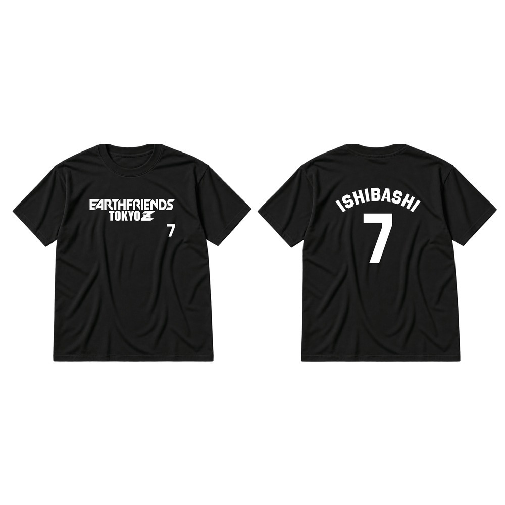 2026-27 全選手Tシャツ｜顔なし｜ブラック 詳細画像 #7_石橋 侑磨 1