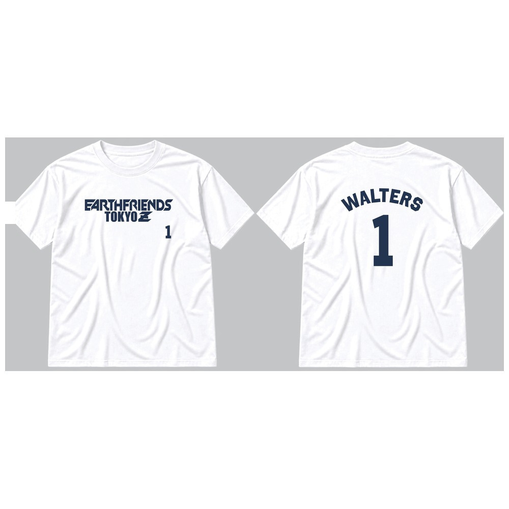 2026-27 全選手Tシャツ｜顔なし｜ホワイト 詳細画像 #1_ブランドン・ウォルターズ 1