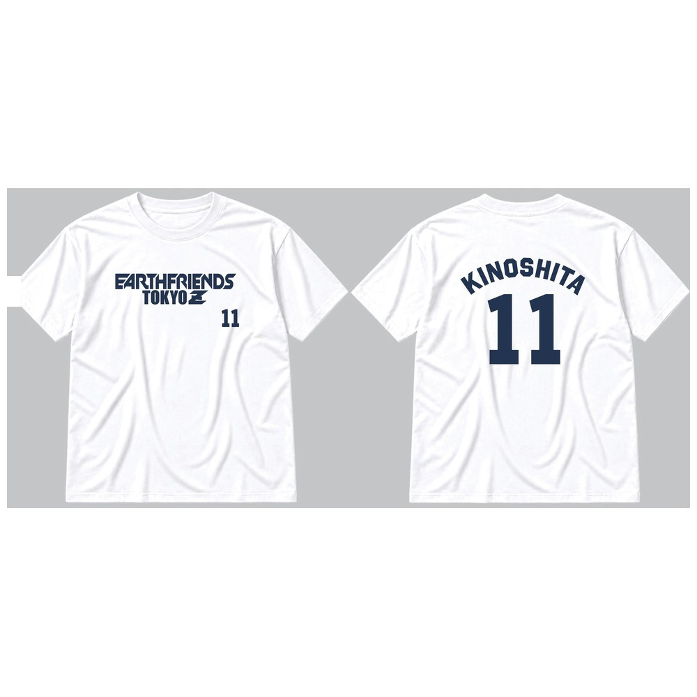 2026-27 全選手Tシャツ｜顔なし｜ホワイト 詳細画像 #11_木下 大南帆 1