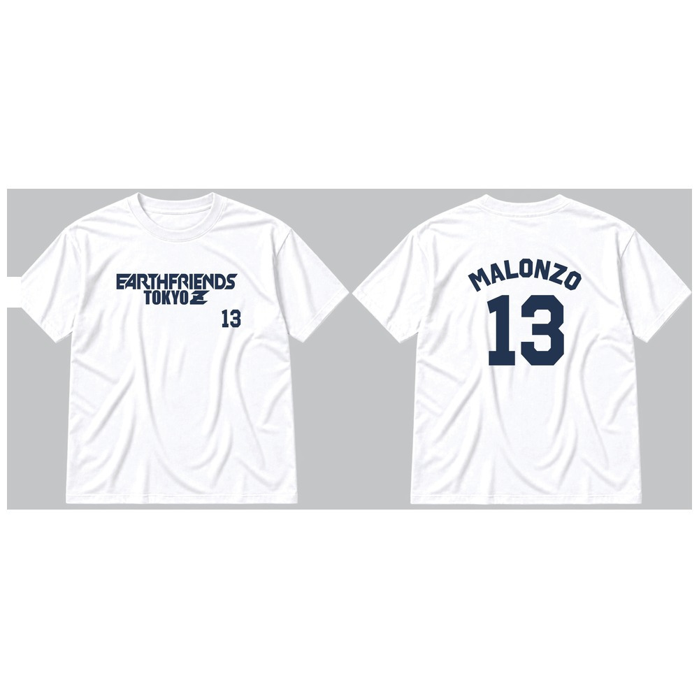 2026-27 全選手Tシャツ｜顔なし｜ホワイト 詳細画像 #13_ジェイミー・マロンゾ 1