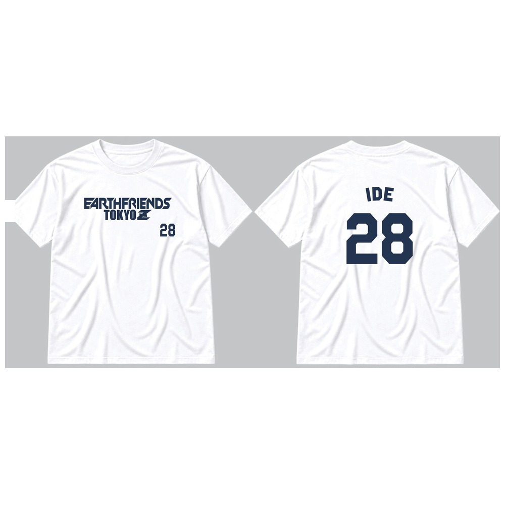 2026-27 全選手Tシャツ｜顔なし｜ホワイト 詳細画像 #28_井手 拓実 1