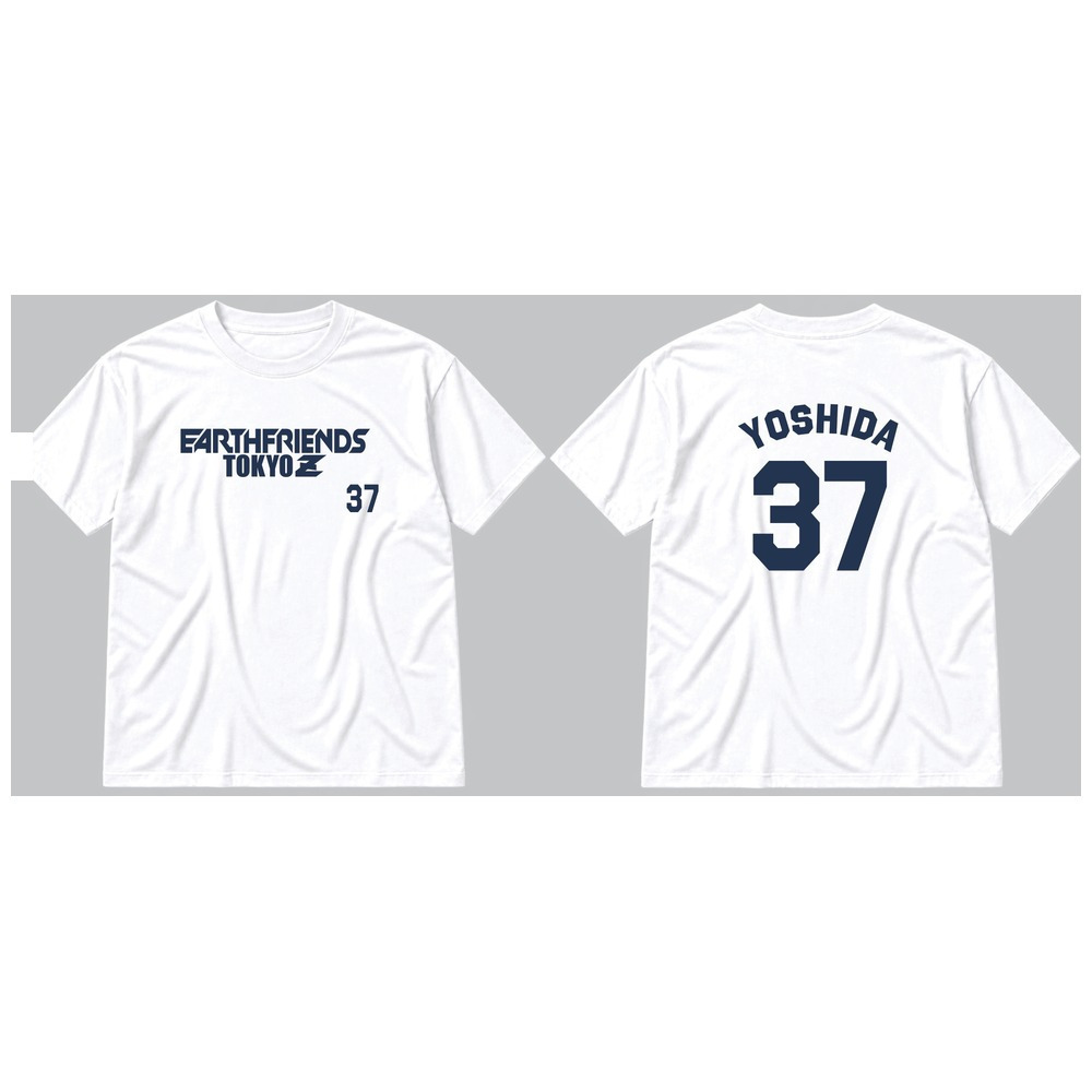 2026-27 全選手Tシャツ｜顔なし｜ホワイト 詳細画像 #37_吉田 健太郎 1