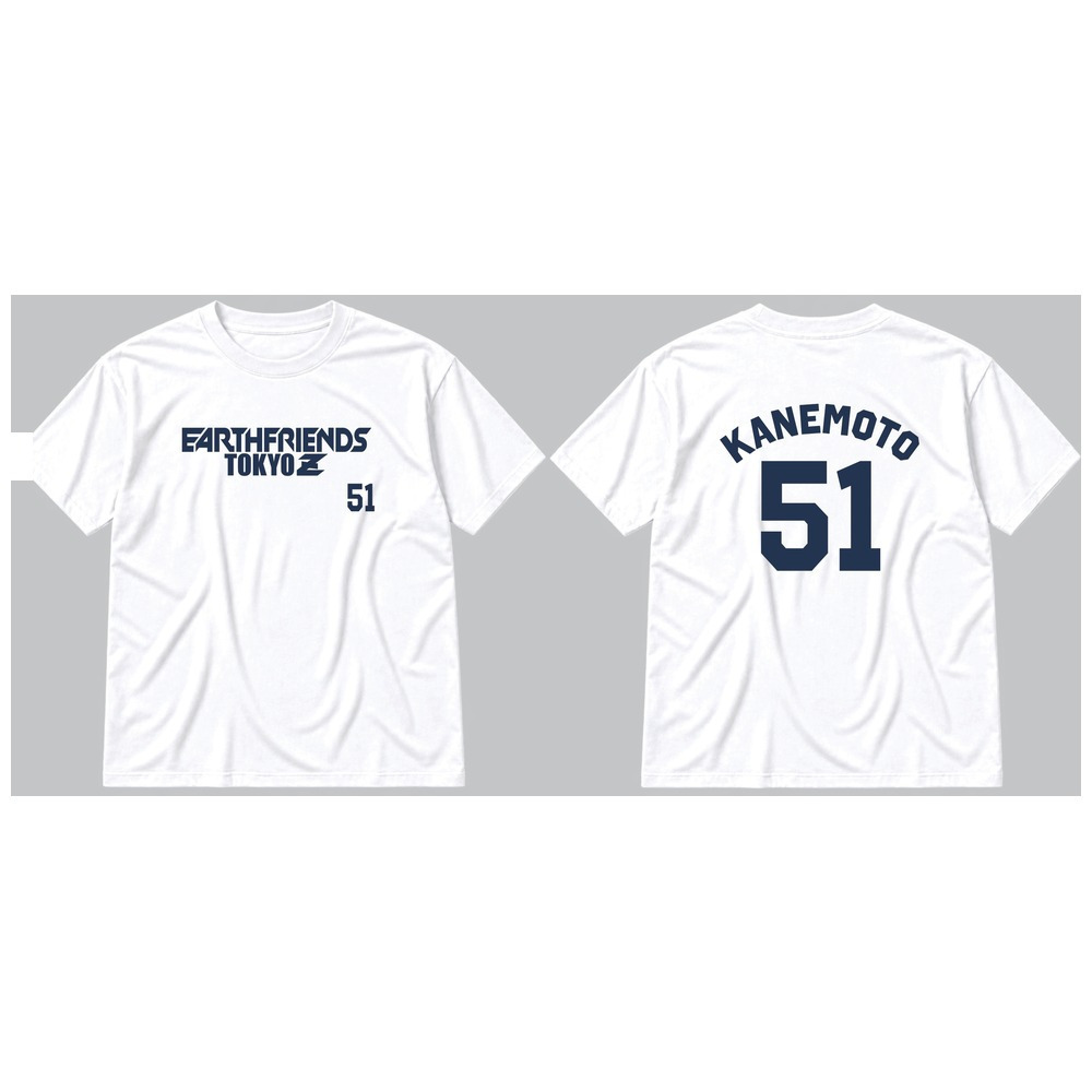 2026-27 全選手Tシャツ｜顔なし｜ホワイト 詳細画像 #51_金本 一真 1