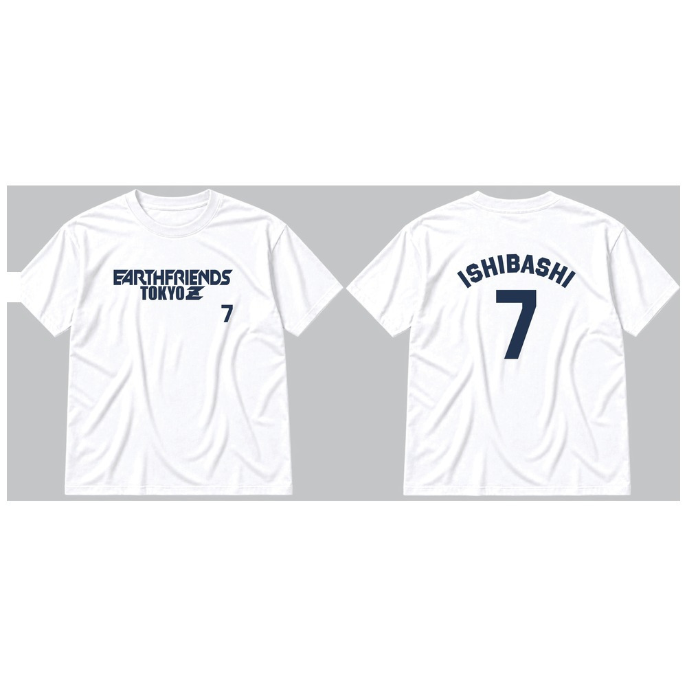 2026-27 全選手Tシャツ｜顔なし｜ホワイト 詳細画像 #7_石橋 侑磨 1