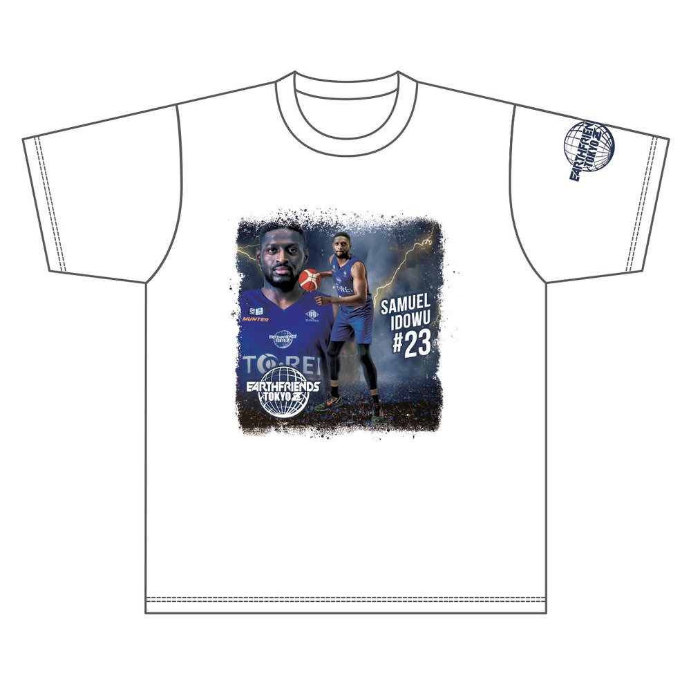 2026-27 全選手Tシャツ｜顔あり｜ホワイト 詳細画像 #23_サミュエル・イドゥ 1