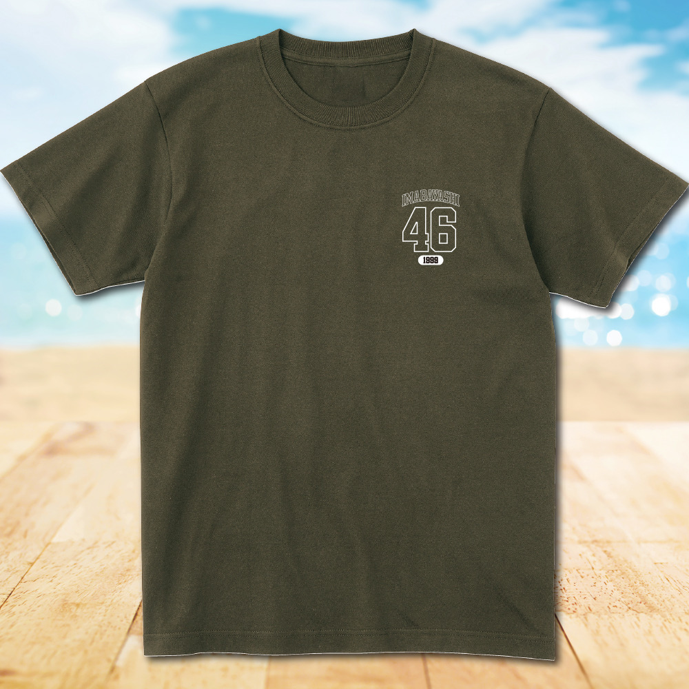 【受注】ナンバープリントTシャツ 詳細画像 2