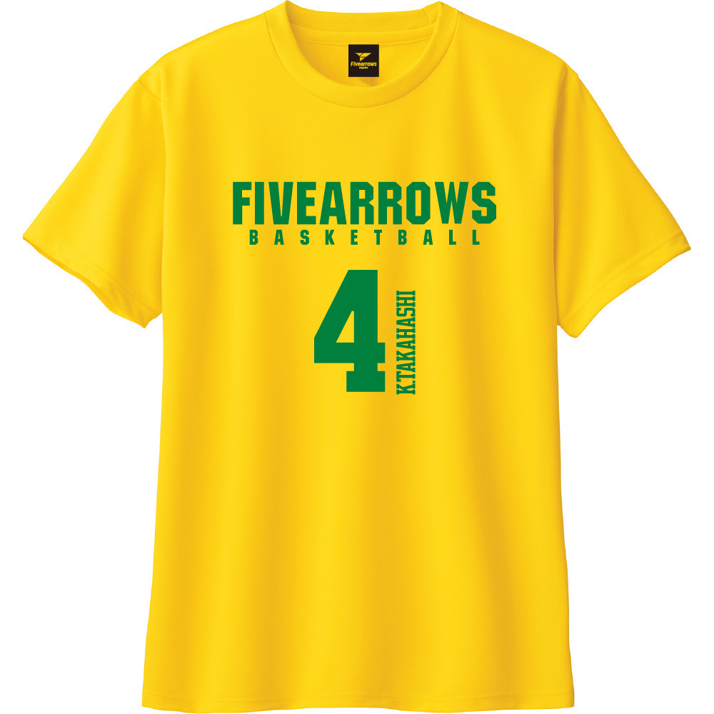 プレーヤーズナンバーTシャツ(高橋克実 #4) 詳細画像 1