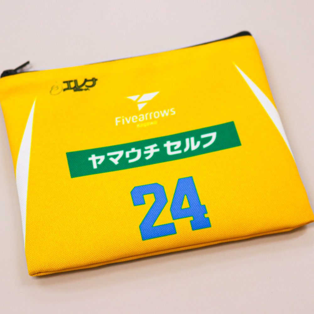 ユニフォーム柄ファスナーポーチ 詳細画像 2