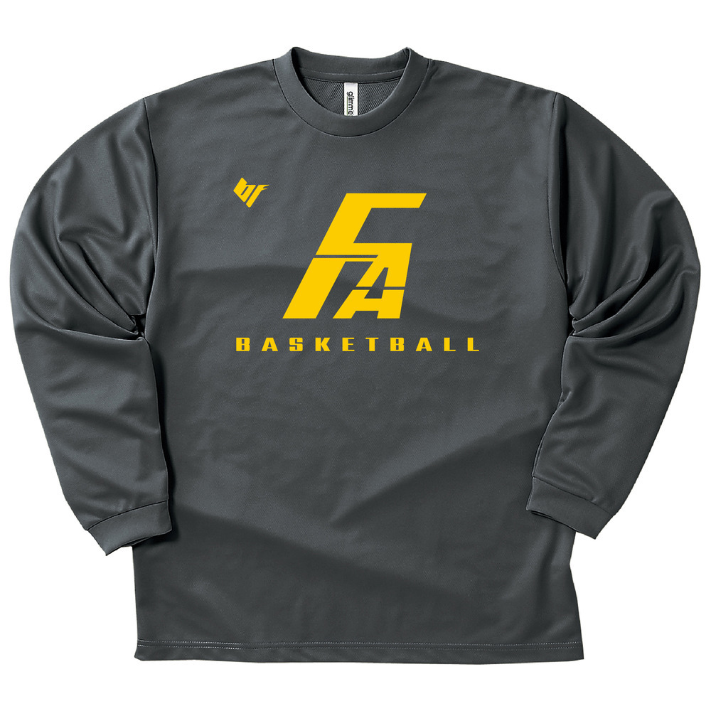 長袖トレーニングTシャツ(FA) 詳細画像 ダークグレー 1