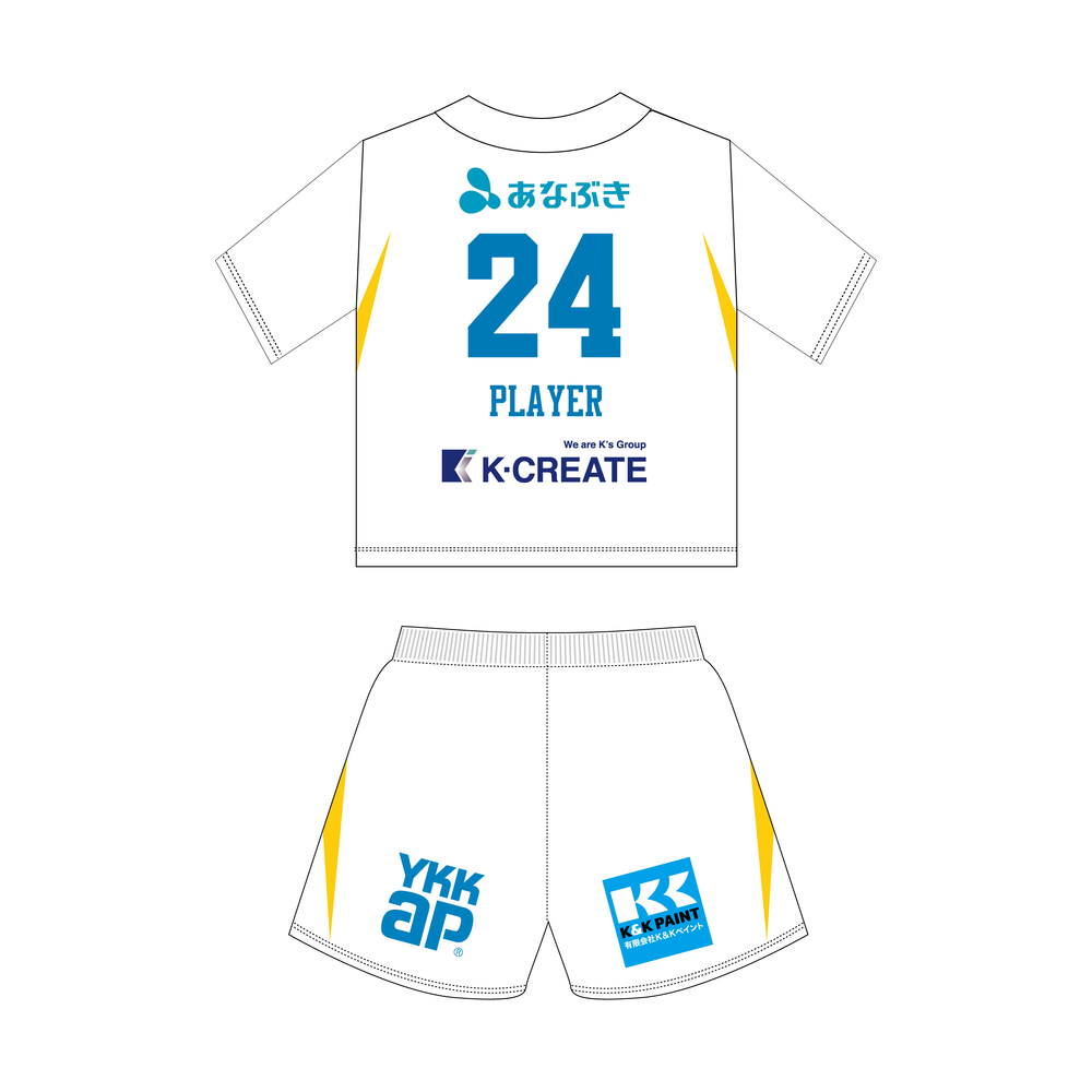 【受注/12日まで】2025-26キッズユニフォーム(AWAY) 詳細画像 GAME 2モデル 2