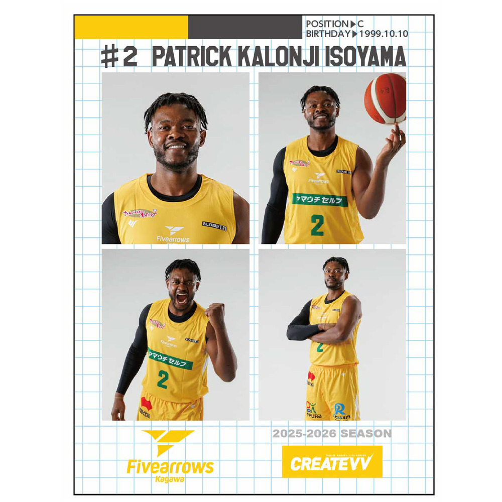 証明写真風ステッカー 詳細画像 #2 カロンジ磯山パトリック 1