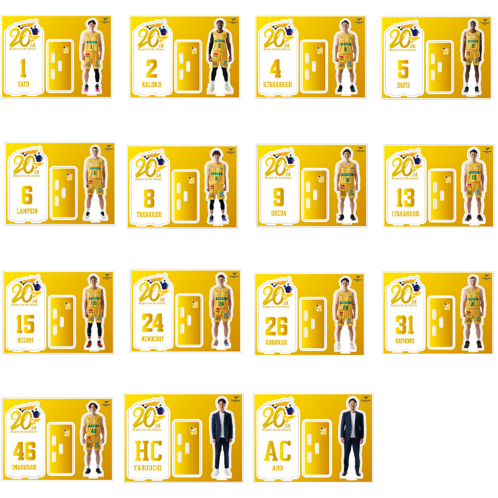 【受注/28日まで】プレーヤーズアクリルスタンド 詳細画像 1カラー 5