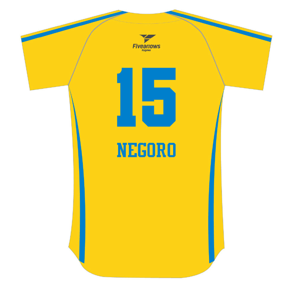 プレーヤーズベースボールシャツ 詳細画像 #15 根來新之助 1