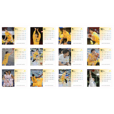 【受注/12日まで】プレーヤーズ卓上カレンダー