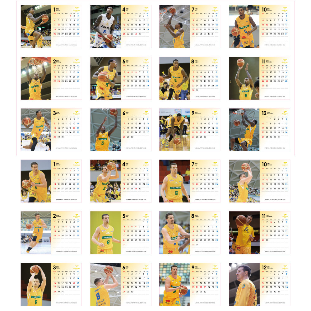 【受注/12日まで】プレーヤーズ卓上カレンダー 詳細画像 3