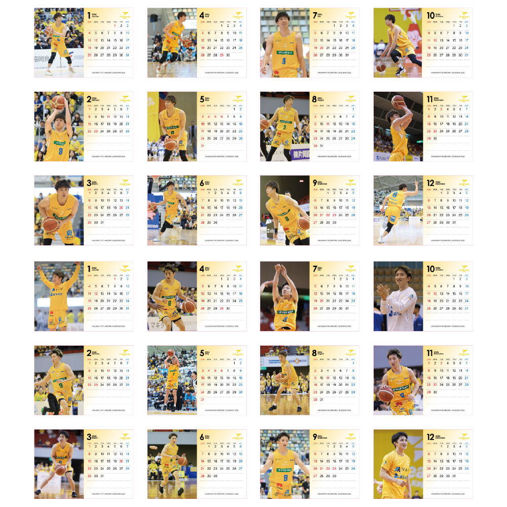 【受注/12日まで】プレーヤーズ卓上カレンダー 詳細画像 4