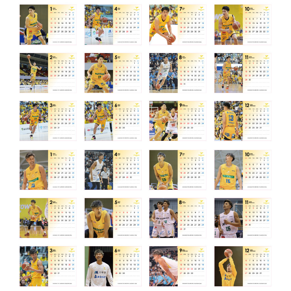 【受注/12日まで】プレーヤーズ卓上カレンダー 詳細画像 5