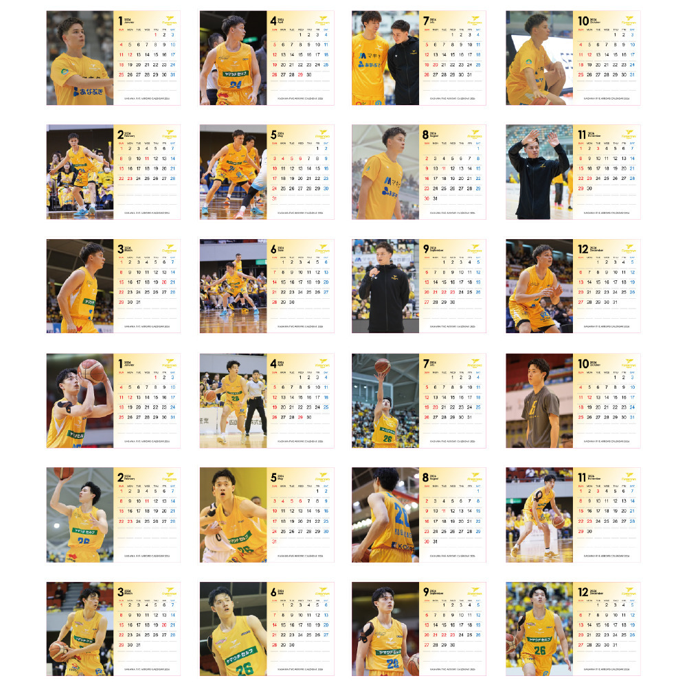 【受注/12日まで】プレーヤーズ卓上カレンダー 詳細画像 6