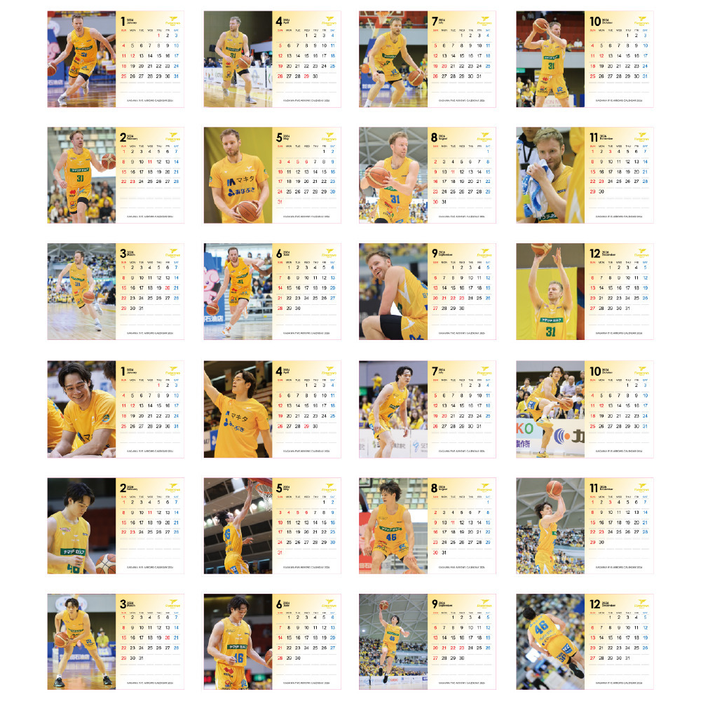 【受注/12日まで】プレーヤーズ卓上カレンダー 詳細画像 7